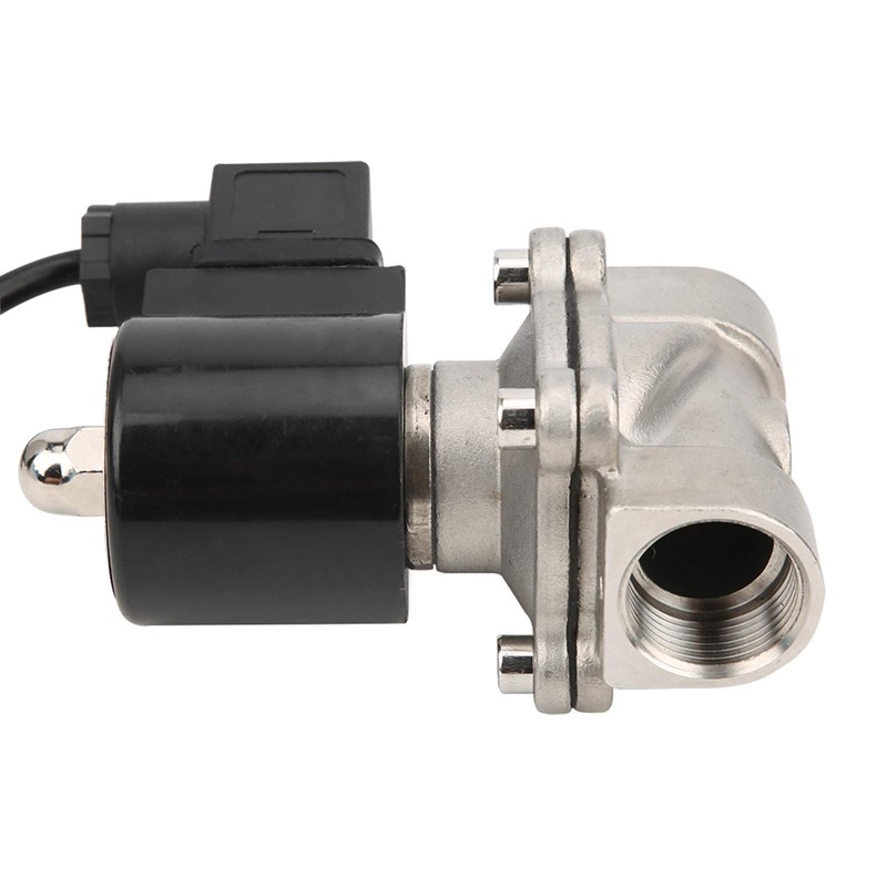 G3/4in Electric Solenoid Valve Stainless Steel Quick Opening Direct Action