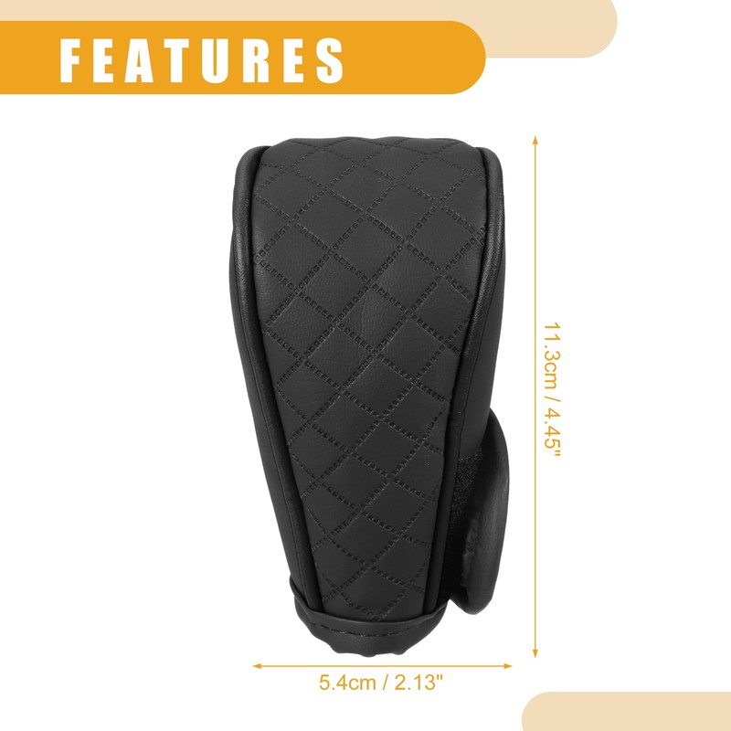 Partuto 1pc Universal Car Shift Knob Cover - Car Knob