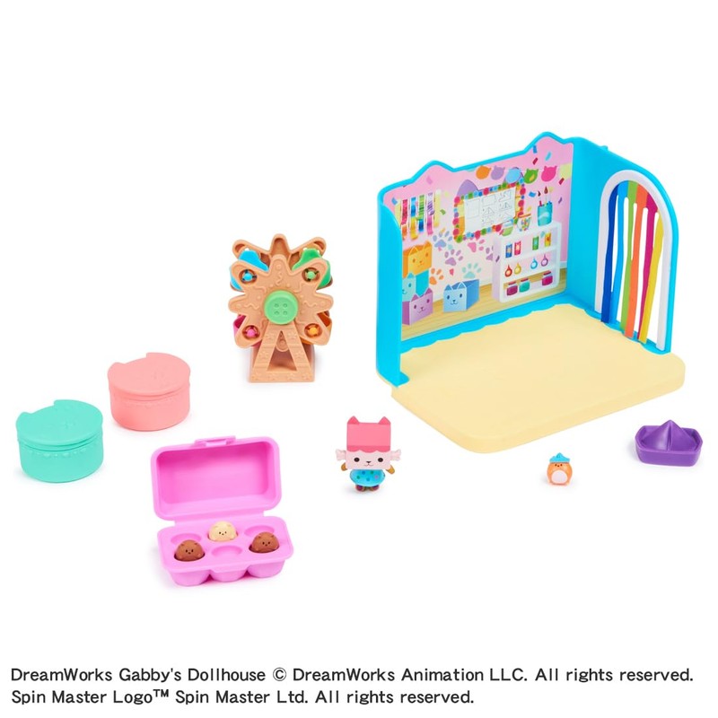 Gabby's Dollhouse Baby Box Craft Friend Room Set