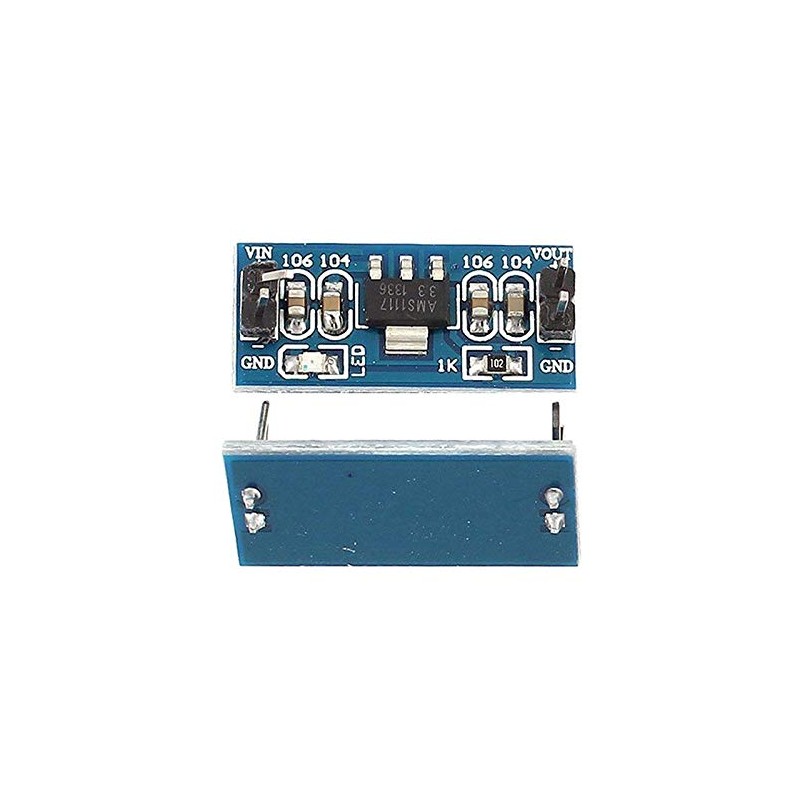 TECNOIOT LM1117 4.5-7V Turn 3.3V DC-DC Step Down Power Supply