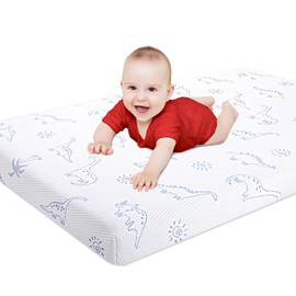 Mochen Pack and Play Mattress, 38"x26" Dual-Sided Firmness Memory Foam Pack n Play Mattresses Pad, Portable Baby Mattress for Pack n Play Playpen, Portable & Washable