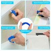 11Pcs-3in1 Silicone Caulking Tools(Stainless Steelhead)Grout Removal Tool & Grout Remove