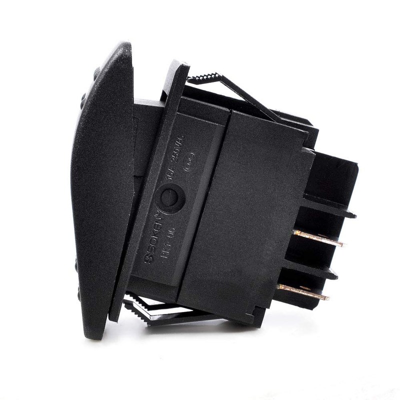 eFuncar 6PCS Rocker Switches 12 volt 4Pin SPST 20A/12V 10A/24V