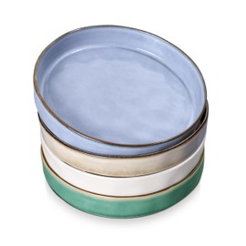 HaWare 8.25" Pasta Bowls, Large Salad Bowls Set of 4, Stoneware Dinner Bowls, 35oz Wide Shallow Bowls for Eating, Premium Serving Bowls, Stackable, Microwave and Dishwasher Safe, Multicolor