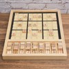 Children Wooden Number Puzzle Toy Board Game Kid Intelligence Logical