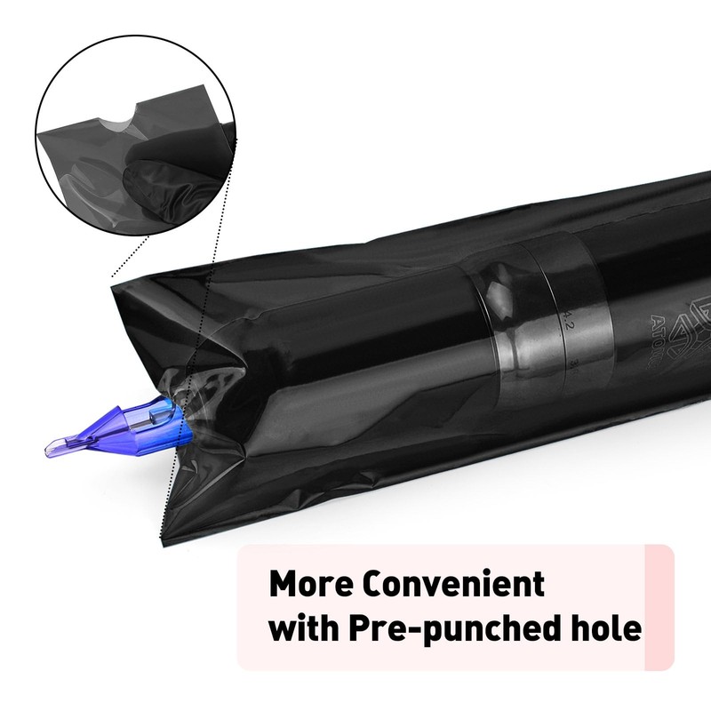 ATOMUS Tattoo Machine Covers (100 Pcs) - Easy to Apply