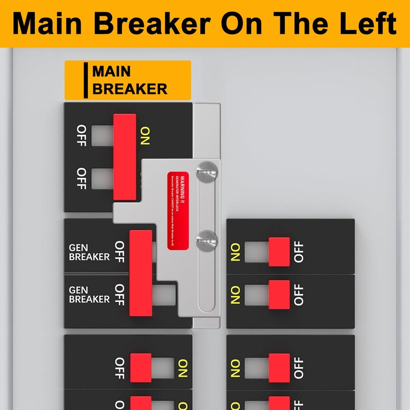 Generator Interlock Kit Compatible with Bryant 150 or 200 Amp