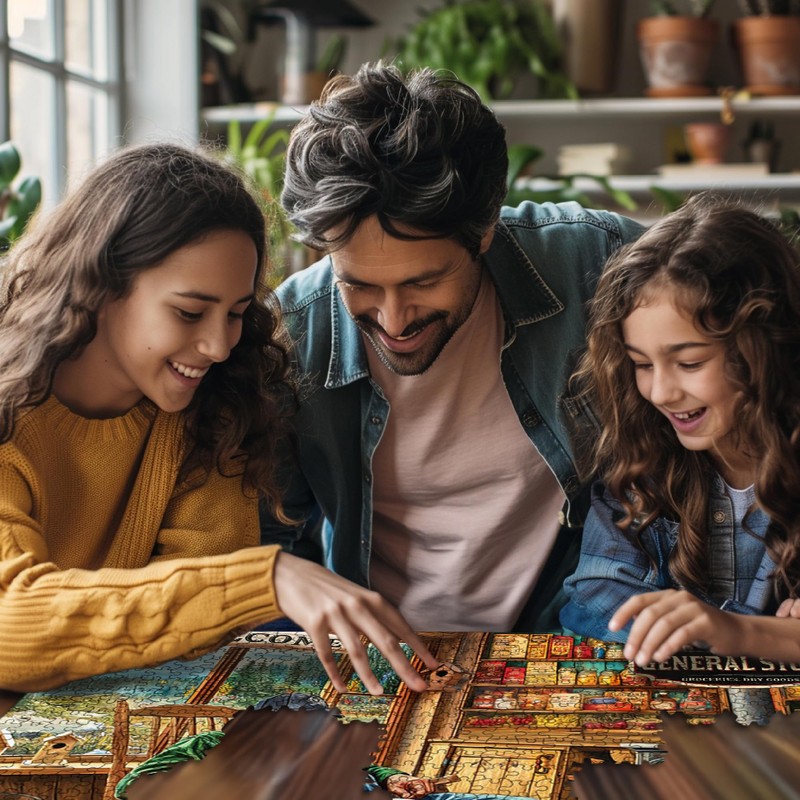 White Mountain The General Store Puzzle 500 Teile Vintage Puzzle