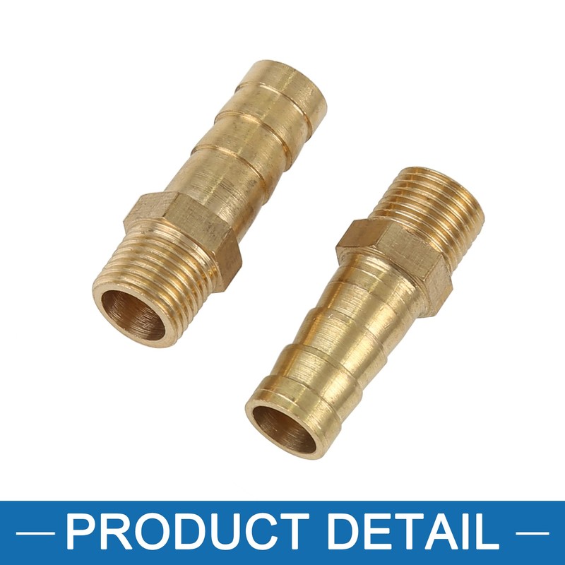 A ABSOPRO Brass Hose Fitting 8 mm Inner Diameter x