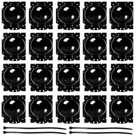 Markeny 20 PCS Reusable Plant Rooting Ball with 50 PCS Cable Zip Ties, Plant Propagation Root Ball Effective Invisible Propagation