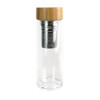 Saveur et Degustation ka2117 Strainer Stopper, Bamboo and Glass, Double