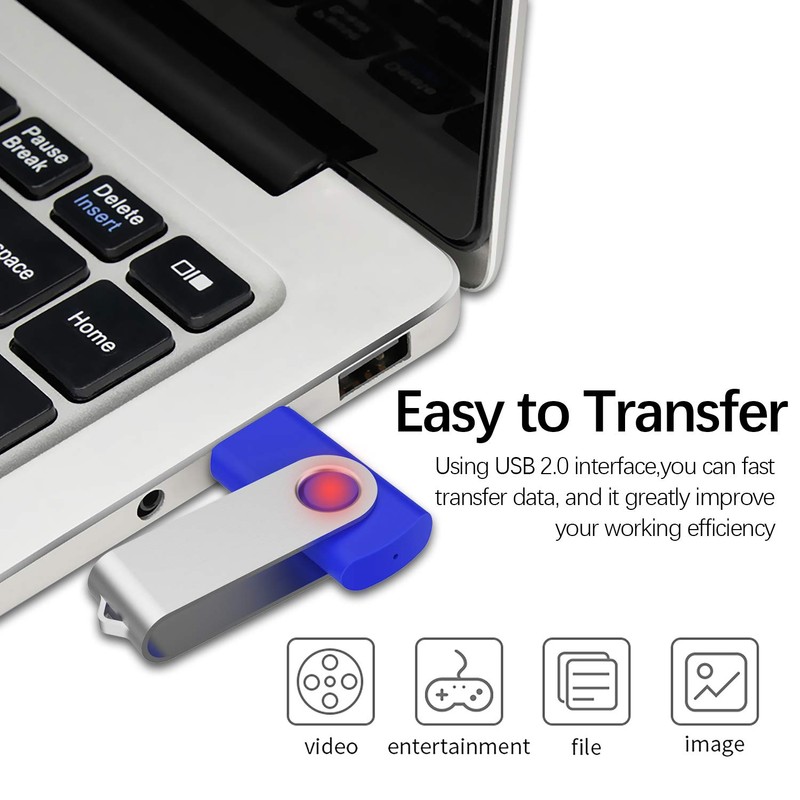 JUANWE 32GB USB Stick 5 Pack USB Flash Drive Thumb