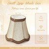 Riakrum 10 Pcs Shades for Chandeliers European Small Lamp Shade