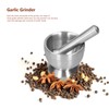 Garlic Grinder Manual Food Grade Stainless Steel Pills Spice Grinding
