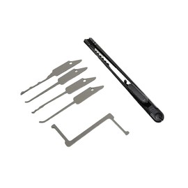 Portable Stainless Steel Pick Combs, 6PCS Emergency Tool for Repair