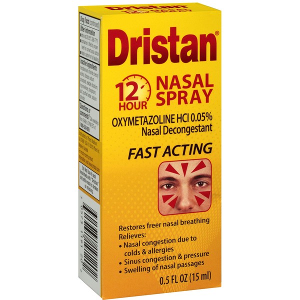 Dristan 12-Hour Nasal Spray, 0.5 Fl Oz (Pack of 3)