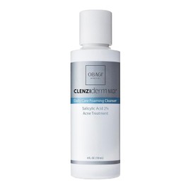 Obagi CLENZIderm MD Daily Care Limpiador espumoso para el acné - Tratamiento del acné con ácido salicílico al 2% (BHA)