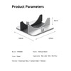Hagibis Vertical Stand for Mac Mini M4, Aluminum Alloy Laptop