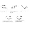 DIY Eyelash Extension Kit 120pcs Clusters 8‑16mm Individual Lash Extension