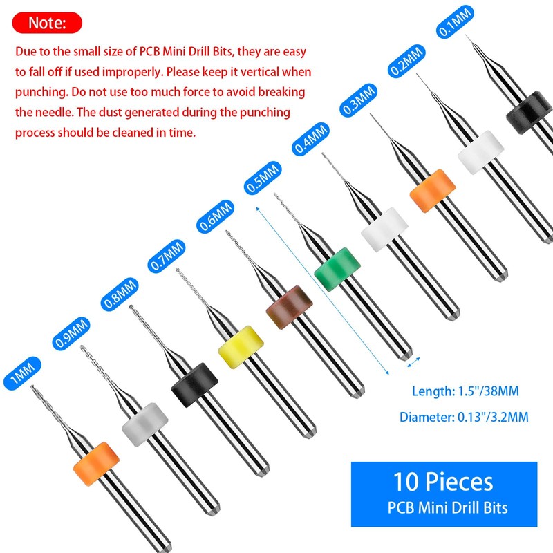 36 Pieces Hand Drill Set, Pin Vise Hand Drill with