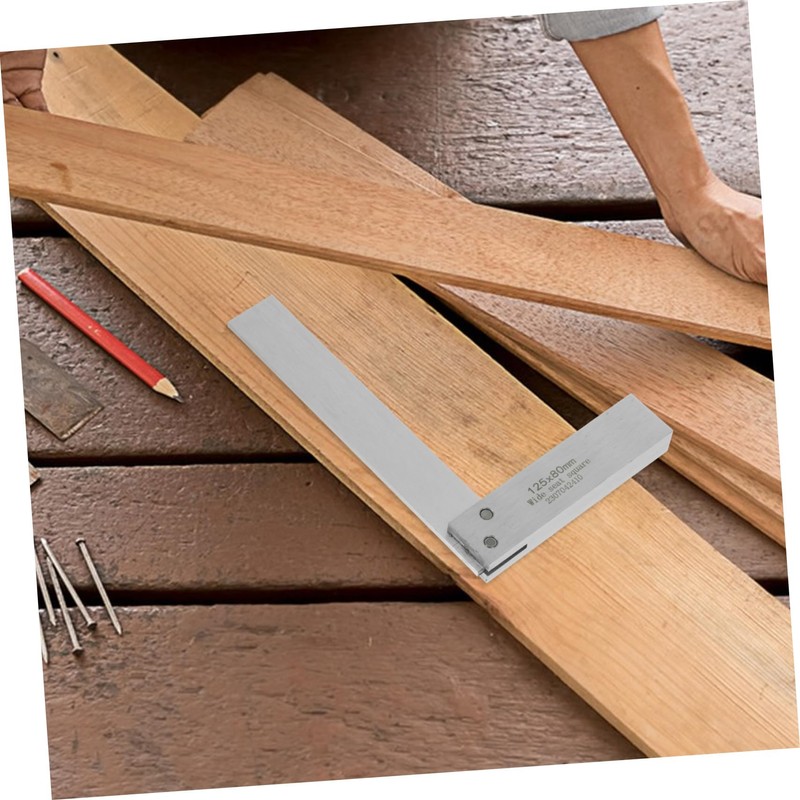 IWOWHERO 90° High Precision Carpenter Square Carbon Steel Right Angle