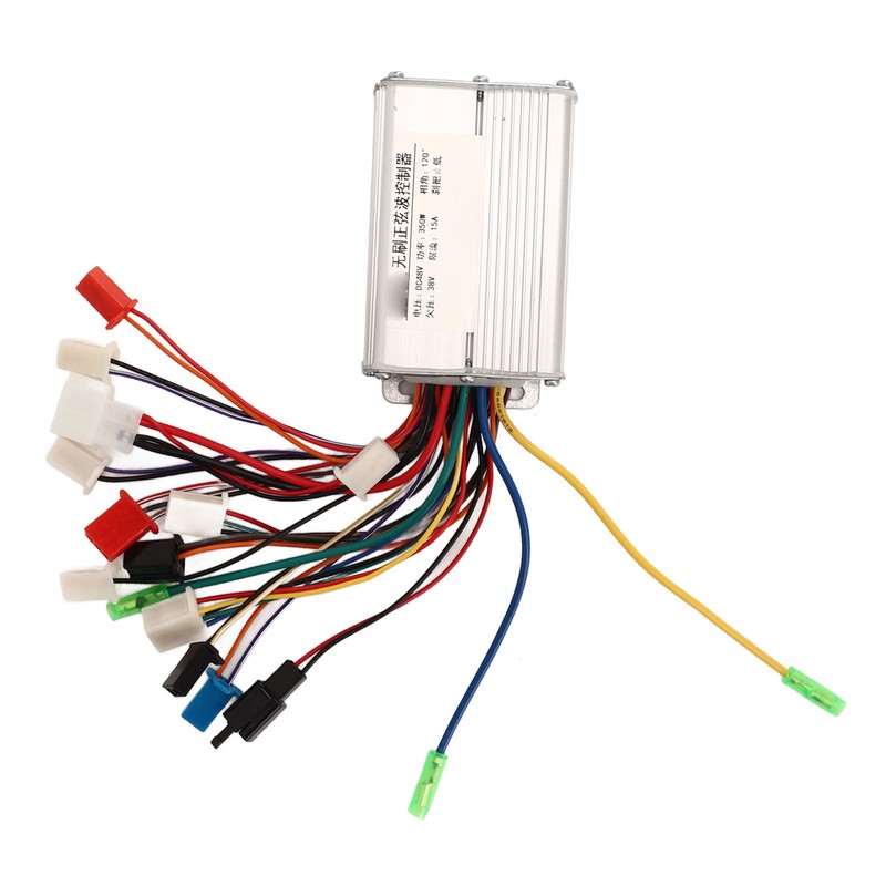 48V 350W Electric Bike Brushless Controller Aluminum Alloy Electric Scooter