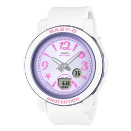 Casio BGA290 (Sea Elements) Baby Watch, Limited Model: White/Purple