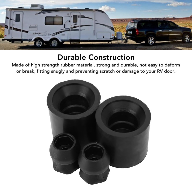 Akozon Trailer Door Holder Kit, 2 Set Deform-Proof Trailer Door