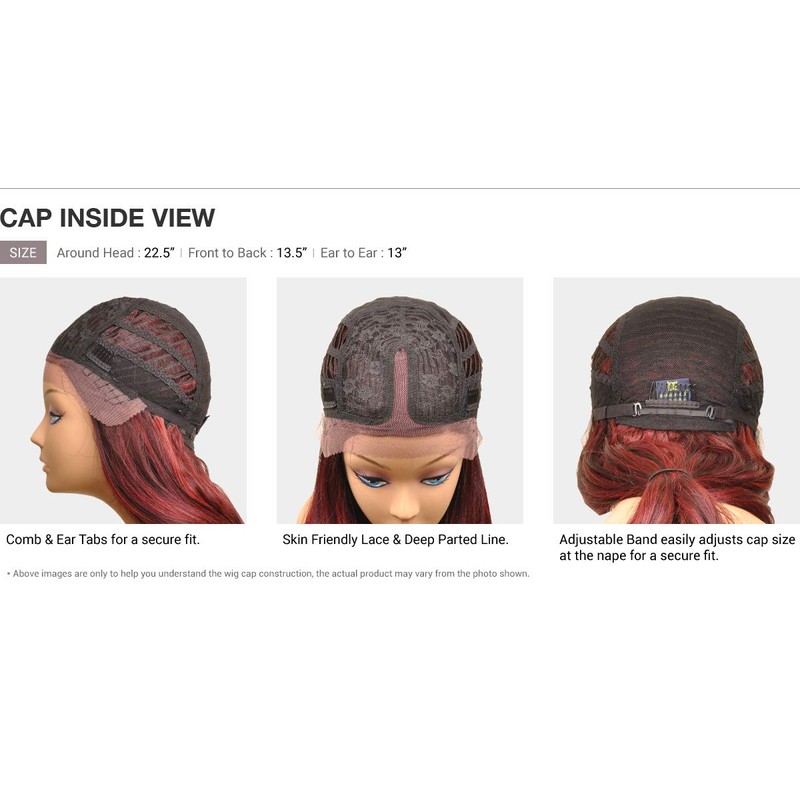 FreeTress Equal Lite Lace Front Wig LFW-006 (1B)