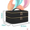 BAFASO Manicure Case Two-Layer Style for 40 Bottles (15 ml)