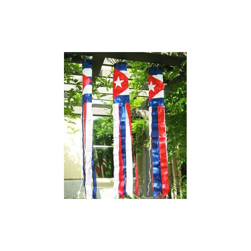 MWS 60" Cuba Super Shiny Poly Windsock