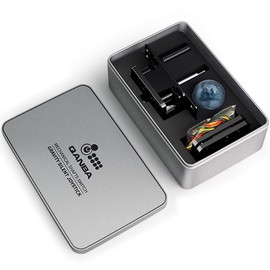 QANBA Gravity V8 アケコン レバー 重力機械軸 静音レバー 0.5倍/2倍の弾力 四角ガイド 円形ガイド 八角形ガイド 7000万回のスイッチ寿命 アーケードコントローラーのジョイスティック交換用