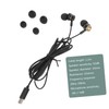 Gadpiparty in Ear Earphones with Microphone Noise Cancelling Stereo Sound