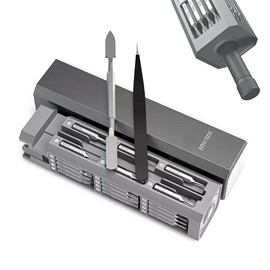 INV4TEC Design Multifunctional Screwdriver Set 40-in-1 Precision Bit Set with Aluminium Box (45-in-1)
