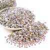 Blinginbox Flatback Rhinestones Bulk,14400pcs Crystal Round Loose Gemstones Glass Rhinestones