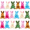 ELCOHO 18 Pack Easter Plush Bunnies Stuffed Bunny Plush Toys