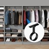 2 Pcs 1 5/16 Inch Diameter Round Wardrobe Closet Rod