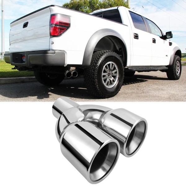 KEEPDSGN For Ford F-350 Angle Cut Diesel Exhaust Tip 2.5"