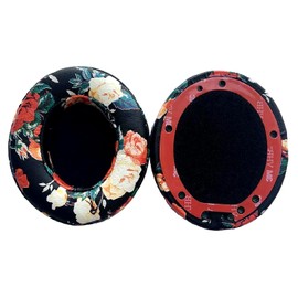 SOVEUG Replacement for Beats Studio 3 Replacement Ear Pads, Earpads for Beats Studio 3 Beats Studio 2,Beats Studio 3 Wireless Ear Cushions (Floral Black)