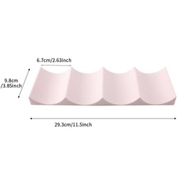 CALIDAKA 4Pcs European Style Wine Rack Countertop Wine Bottle Display Mat Wine Holder Storage Organizer Can Easy Stacker Storage Rack for Kitchen Countertops Pantry Fridge