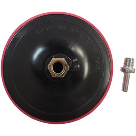 Sanding disc for angle grinders with Velcro fastener - 100 mm/115 mm/125 mm/150 mm/180 mm - centre connection 45 mm with support nut 12 mm (100 mm, plastic)