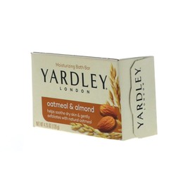 Yardley 7838-2 Yardley London Oatmeal and Almond Naturally Moisturizing Bath Bar, 4.0 oz. (Pack of 2)