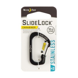 Nite Ize CSL2-01-R6 Carabiner Slide Lock, Black
