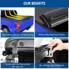 WEIZE Soft Roll-up Truck Bed Tonneau Cover Compatible with 2019-2025