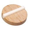 Guitar Resonator Biscuit Replacement Maple Wood Biscuit with Ox Bone