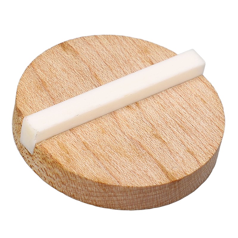 Guitar Resonator Biscuit Replacement Maple Wood Biscuit with Ox Bone