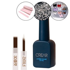classic nail View Gel Crea Layered Volume Top Gel + 30 Parts / 뷰젤 크레아 레이어드 볼륨 탑젤+파츠 30개