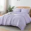 Andency Comforter King Size Bed Set Lavender, Purple 3 Pieces