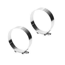 LTI-DIRECT Universal Size Range 2.67"-3" T Bolt Clamp 304 Stainless Steel for 2.5" Hose (68-76MM 2 Pack)