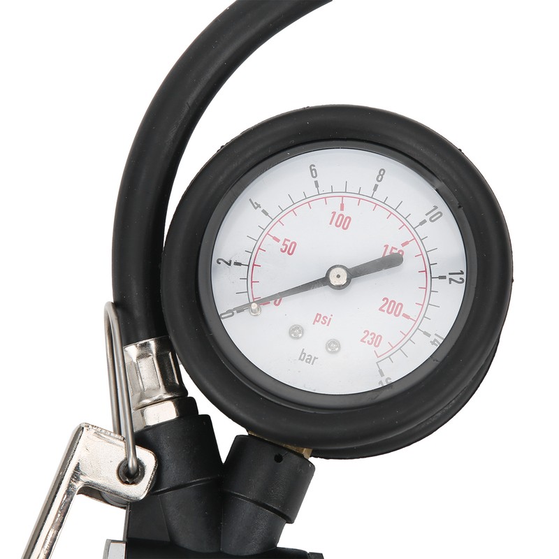 Tire Pressure Inflator Gauge Handheld for Car Motorcycle with Rotatable